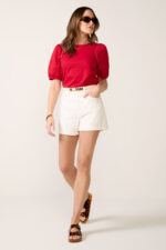 Memphis Contrast Stitch Top - Image 2