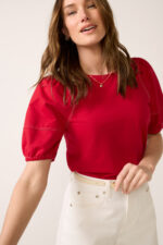 Memphis Contrast Stitch Top - Image 5