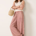 Anya Stripe Pull On Pant