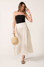 Sarah Poplin Maxi Skirt
