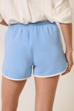Leo Cotton Contrast Trim Short - Image 3