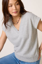 Holland V Neck Sweatshirt - Image 3