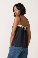 Sara Stripe Satin Tank - Image 4