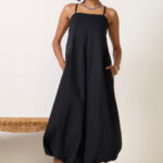 Joanna Bubble Hem Maxi Dress